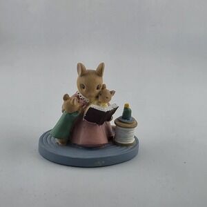 Vintage Avon Miniature Forest Friends Mice‎ Family Figurine Trinket Shelf Sitter